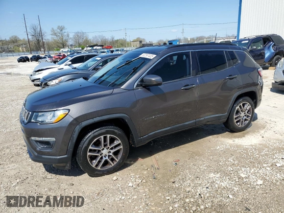 2017 Jeep Compass Latitude with VIN 3C4NJCBB8HT653337, listed as a Copart auction lot 52297435 with 116,693 mi miles and Non repairable. Bid and sale history available at DreamBid. Image 1.