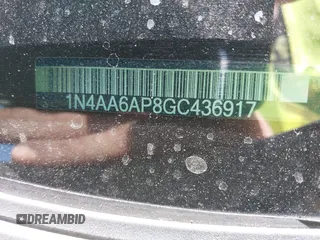 2016 Nissan Maxima SV z VIN 1N4AA6AP8GC436917, wystawiony jako IAAI lot #41691025 z przebiegiem 140 149 mil mil oraz . Historia ofert i sprzedaży dostępna na DreamBid. Obrazek 18.