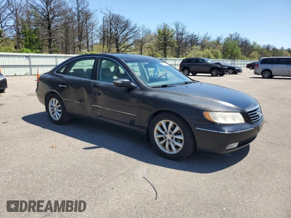2008 Hyundai Azera Limited with VIN KMHFC46F68A253538, listed as a Copart auction lot 57653055 with 63,876 mi miles and Salvage title. Bid and sale history available at DreamBid. Image 4.