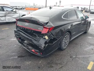 2021 Hyundai Sonata Hybrid SEL with VIN KMHL34JJ2MA026470, listed as a IAAI auction lot 41786171 with 40,157 mi miles. Bid and sale history available at carsss.com. Image 4.