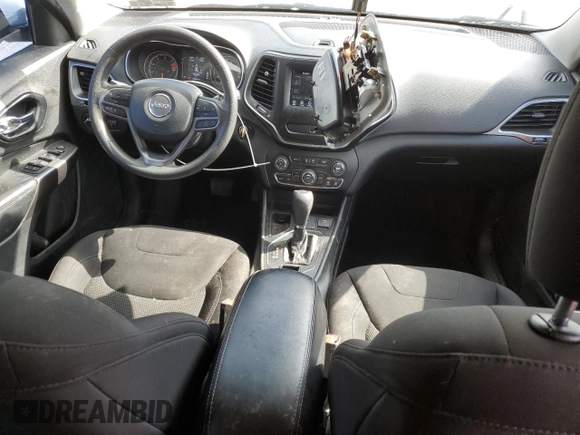 2020 Jeep Cherokee Latitude with VIN 1C4PJLCB4LD653051, listed as a Copart auction lot 53192795 with 114,449 mi miles and Salvage Title. Bid and sale history available at DreamBid. Image 8.