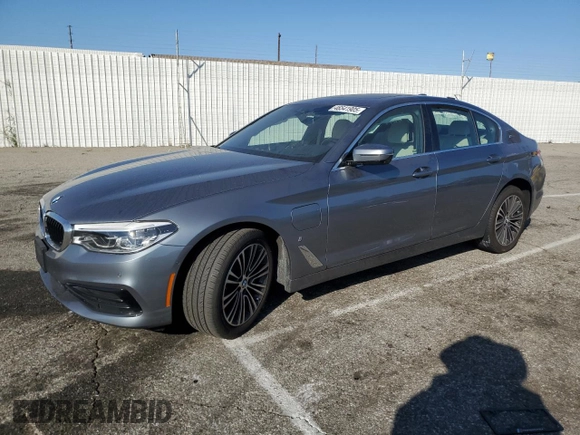 2019 BMW 5 Series 530e with VIN WBAJA9C56KB391866, listed as a Copart auction lot 46541905 with Not provided miles and Salvage title. Bid and sale history available at DreamBid. Image 1.