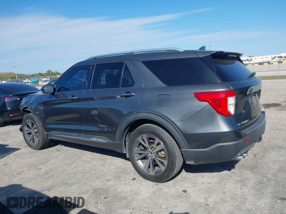 2020 Ford Explorer Platinum with VIN 1FM5K8HC4LGA48685, listed as a IAAI auction lot 41343225 with 55,459 mi miles. Bid and sale history available at carsss.com. Image 14.