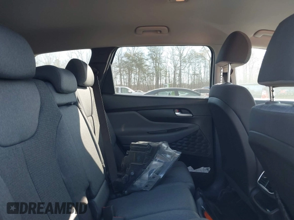 2019 Hyundai Santa Fe SE with VIN 5NMS2CAD5KH011357, listed as a IAAI auction lot 40918980 with 98,851 mi miles. Bid and sale history available at carsss.com. Image 8.