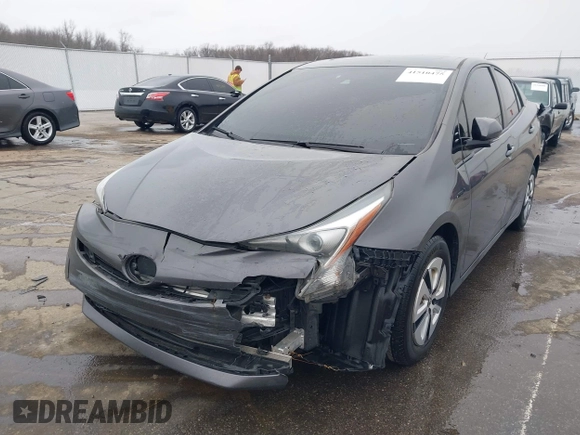2018 Toyota Prius Two with VIN JTDKARFU1J3545368, listed as a IAAI auction lot 41510475 with 152,233 mi miles. Bid and sale history available at carsss.com. Image 6.