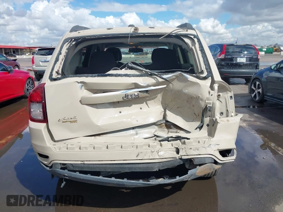 2017 Jeep Compass Sport with VIN 1C4NJCBA8HD187079, listed as a IAAI auction lot 41771632 with 202,484 mi miles and . Bid and sale history available at carsss.com. Image 17.