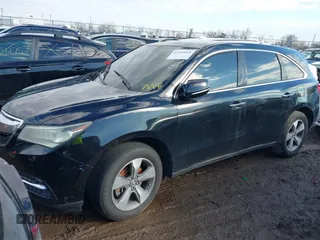 2014 Acura MDX with VIN 5FRYD3H21EB004595, listed as a IAAI auction lot 41653065 with 184,289 mi miles. Bid and sale history available at carsss.com. Image 2.