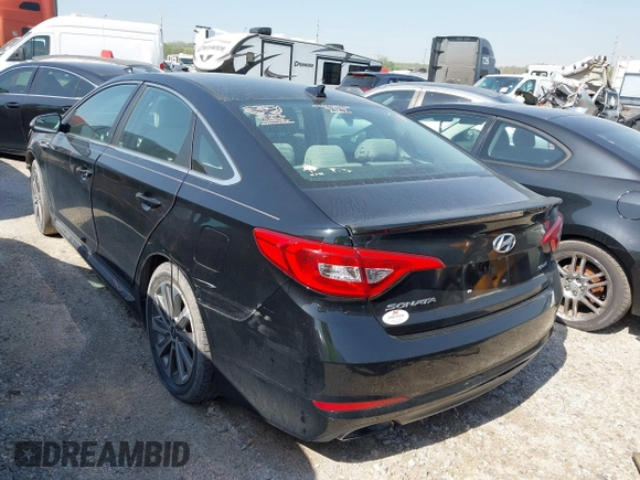 2016 Hyundai Sonata Sport with VIN 5NPE34AF3GH315671, listed as a IAAI auction lot 41729655 with 145,556 mi miles and . Bid and sale history available at DreamBid. Image 3.