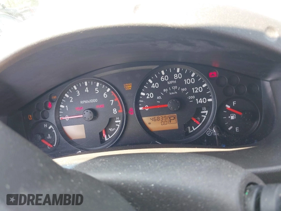 2008 Nissan Frontier SE with VIN 1N6AD06W58C444129, listed as a IAAI auction lot 42156294 with 46,839 mi miles and . Bid and sale history available at DreamBid. Image 7.
