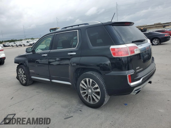 2016 GMC Terrain Denali with VIN 2GKFLRE38G6184182, listed as a Copart auction lot 55702495 with 134,698 mi miles and Salvage title. Bid and sale history available at DreamBid. Image 2.
