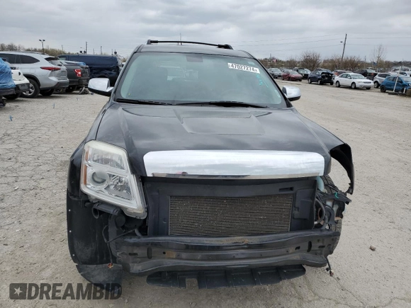 2010 GMC Terrain SLT-2 with VIN 2CTALHEW1A6361967, listed as a Copart auction lot 47027274 with 115,612 mi miles and Salvage Title. Bid and sale history available at carsss.com. Image 5.
