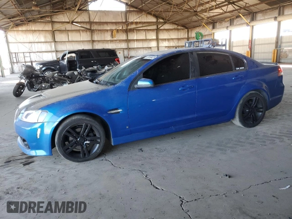 2009 Pontiac G8 with VIN 6G2ER57759L165542, listed as a Copart auction lot 89190425 with 179,085 mi miles and Clean Title. Bid and sale history available at DreamBid. Image 1.