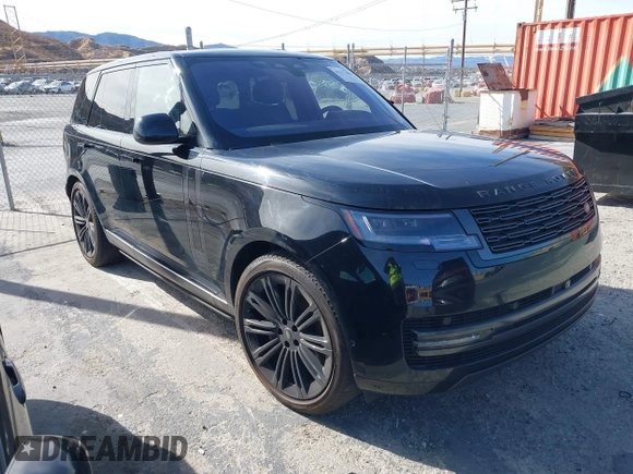 2023 Land Rover Range Rover SE z VIN SALKP9E71PA059957, wystawiony jako IAAI lot #41337686 z przebiegiem Nie podano mil oraz . Historia ofert i sprzedaży dostępna na DreamBid. Obrazek 1.