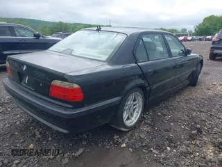 2001 BMW 7 Series 740iL with VIN WBAGH83411DP28499, listed as a IAAI auction lot 42278492 with Not provided miles and . Bid and sale history available at DreamBid. Image 4.