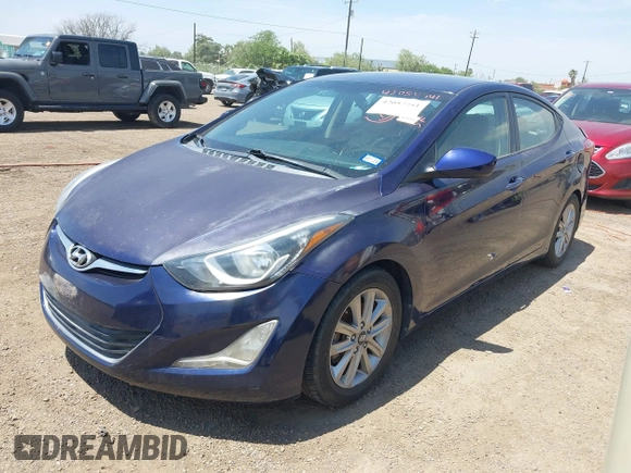 2014 Hyundai Elantra SE with VIN 5NPDH4AE2EH514146, listed as a IAAI auction lot 42054941 with Not Provided miles and . Bid and sale history available at DreamBid. Image 2.