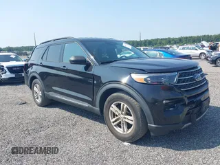 2020 Ford Explorer XLT with VIN 1FMSK7DH2LGB61436, listed as a IAAI auction lot 40177724 with 76,636 mi miles. Bid and sale history available at carsss.com. Image 1.