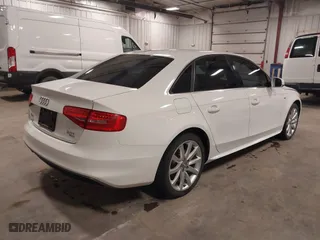 2014 Audi A4 Premium with VIN WAUBFAFL4EN000461, listed as a IAAI auction lot 41918972 with 137,242 mi miles. Bid and sale history available at carsss.com. Image 4.