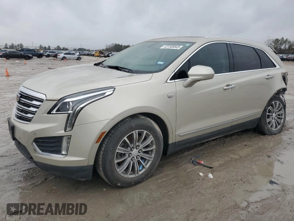 2017 Cadillac XT5 Luxury FWD with VIN 1GYKNBRS5HZ123174, listed as a Copart auction lot 43193045 with 96,617 mi miles and Salvage Title. Bid and sale history available at DreamBid. Image 1.