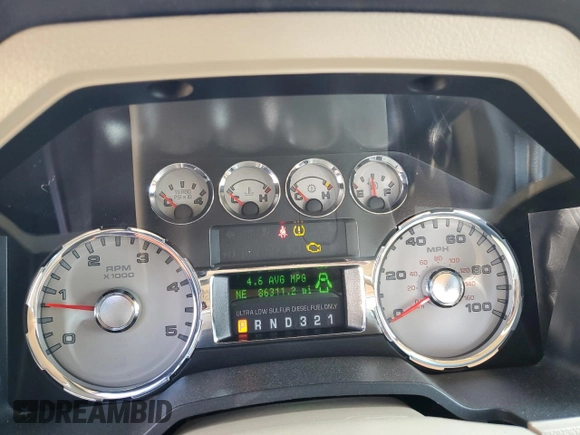 2010 Ford Super Duty F-250 SRW XL with VIN 1FTSW2BR0AEB16012, listed as a Copart auction lot 47016545 with 86,311 mi miles and Salvage Title. Bid and sale history available at carsss.com. Image 9.