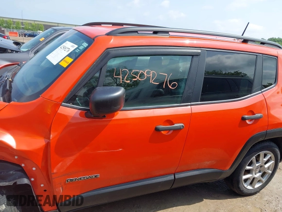 2019 Jeep Renegade Sport with VIN ZACNJBAB6KPJ95837, listed as a IAAI auction lot 42509276 with 175,699 mi miles and . Bid and sale history available at DreamBid. Image 15.