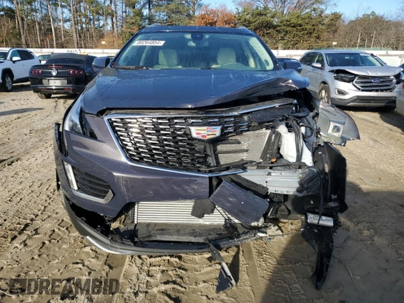 2024 Cadillac XT5 FWD Premium Luxury with VIN 1GYKNCR43RZ749766, listed as a Copart auction lot 80264854 with 3,279 mi miles and Salvage Title. Bid and sale history available at carsss.com. Image 5.