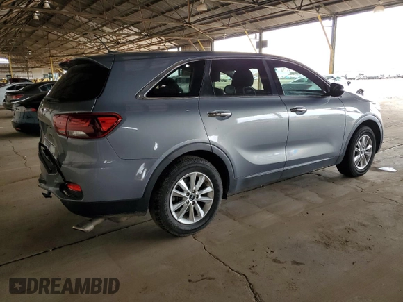 2019 Kia Sorento L with VIN 5XYPG4A37KG603342, listed as a Copart auction lot 49354745 with 99,156 mi miles and Salvage Title. Bid and sale history available at carsss.com. Image 3.
