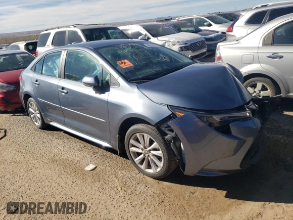 2024 Toyota Corolla LE with VIN 5YFB4MDE4RP182296, listed as a Copart auction lot 46612845 with Not Provided miles and Salvage Title. Bid and sale history available at carsss.com. Image 4.