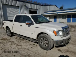 2012 Ford F-150 XL with VIN 1FTFW1ET5CFA68362, listed as a Copart auction lot 46281875 with Not Provided miles and Salvage Title. Bid and sale history available at DreamBid. Image 4.
