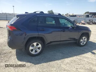 2020 Toyota RAV4 XLE with VIN 2T3W1RFV2LW074325, listed as a Copart auction lot 58693665 with 34,830 mi miles and Salvage title. Bid and sale history available at DreamBid. Image 3.