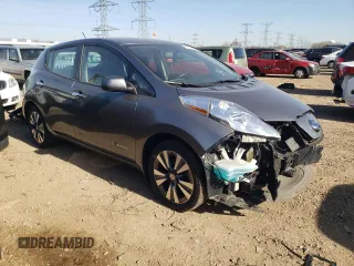 2015 Nissan LEAF SV with VIN 1N4AZ0CP4FC310572, listed as a Copart auction lot 48409513 with 62,346 mi miles. Bid and sale history available at carsss.com. Image 4.