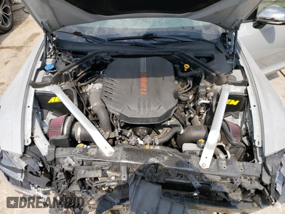 2019 Kia Stinger GT1 with VIN KNAE45LC1K6046642, listed as a Copart auction lot 64435054 with 89,049 mi miles and Salvage Title. Bid and sale history available at DreamBid. Image 11.