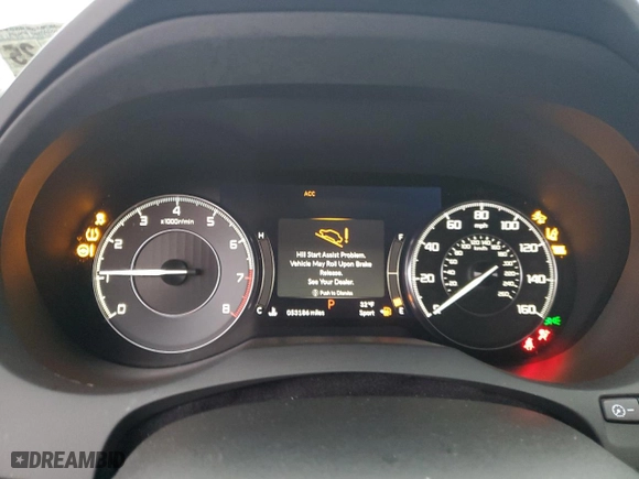 2020 Acura RDX with VIN 5J8TC2H34LL029021, listed as a Copart auction lot 44108765 with 53,186 mi miles and Salvage Title. Bid and sale history available at carsss.com. Image 9.