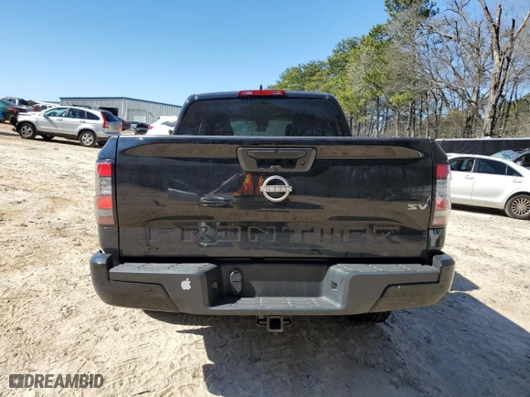 2024 Nissan Frontier SV with VIN 1N6ED1EJ7RN619225, listed as a Copart auction lot 45766745 with 17,890 mi miles and Salvage Title. Bid and sale history available at carsss.com. Image 6.