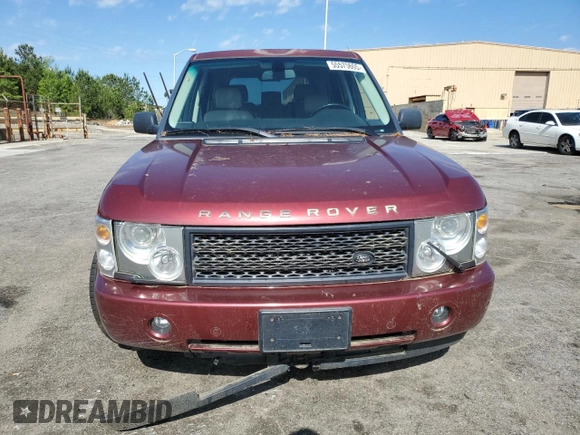2004 Land Rover Range Rover HSE with VIN SALME114X4A166075, listed as a Copart auction lot 55575605 with 139,073 mi miles and Clean title. Bid and sale history available at DreamBid. Image 5.
