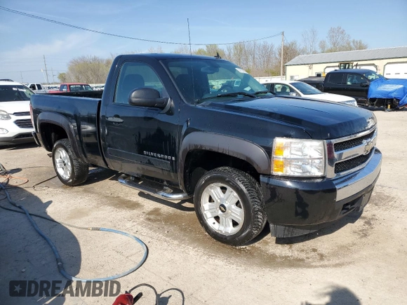 2008 Chevrolet Silverado 1500 Work Truck with VIN 1GCEK14C78Z200911, listed as a Copart auction lot 52197035 with 215,836 mi miles and Salvage Title. Bid and sale history available at DreamBid. Image 4.
