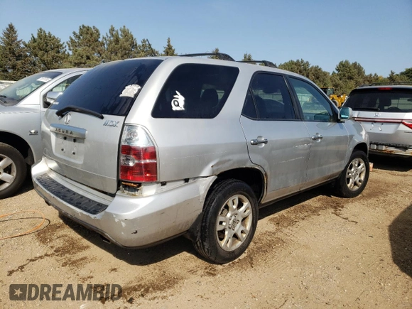 2004 Acura MDX Touring Pkg with VIN 2HNYD18674H505695, listed as a Copart auction lot 70686264 with 0 mi miles and Salvage Title. Bid and sale history available at carsss.com. Image 3.