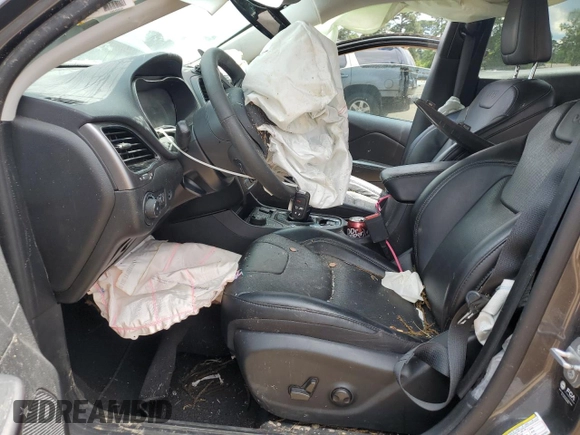 2022 Jeep Cherokee Limited with VIN 1C4PJMDX9ND520854, listed as a Copart auction lot 56255225 with 50,644 mi miles and Salvage title. Bid and sale history available at DreamBid. Image 7.