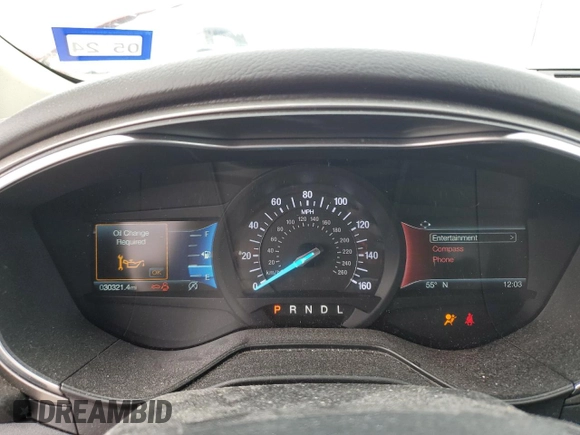2020 Ford Fusion SE with VIN 3FA6P0HD7LR188068, listed as a Copart auction lot 51223185 with 30,321 mi miles and Salvage Title. Bid and sale history available at carsss.com. Image 9.