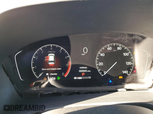 2025 Honda Pilot EX-L with VIN 5FNYG1H44SB063991, listed as a Copart auction lot 47678335 with 5 mi miles and Salvage title. Bid and sale history available at DreamBid. Image 9.