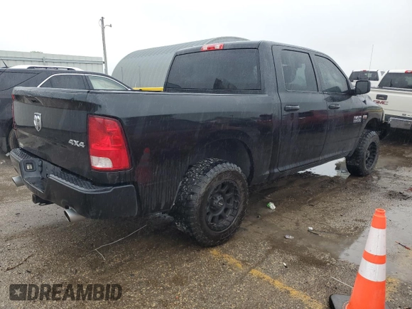 2017 Ram 1500 Express with VIN 1C6RR7KT5HS846449, listed as a Copart auction lot 55813295 with 77,539 mi miles and Salvage title. Bid and sale history available at DreamBid. Image 3.