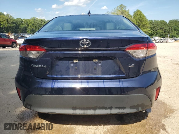 2024 Toyota Corolla LE with VIN 5YFB4MDE9RP163548, listed as a Copart auction lot 63013905 with 25,322 mi miles and Clean title. Bid and sale history available at DreamBid. Image 6.