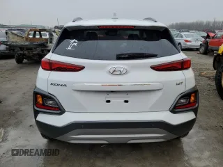 2021 Hyundai Kona Ultimate with VIN KM8K53A54MU657397, listed as a Copart auction lot 69861792 with 23,127 mi miles. Bid and sale history available at carsss.com. Image 6.