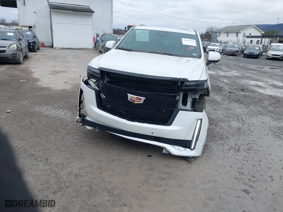 2023 Cadillac Escalade 4WD Sport with VIN 1GYS4EKL8PR373742, listed as a IAAI auction lot 41109624 with 15,776 mi miles. Bid and sale history available at carsss.com. Image 12.