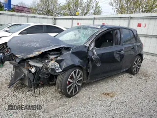 2014 Volkswagen GTI Driver's Edition with VIN WVWHD7AJ5EW004119, listed as a Copart auction lot 52952625 with Not provided miles and Salvage title. Bid and sale history available at DreamBid. Image 1.