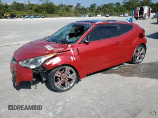 2012 Hyundai Veloster w/Black Int z VIN KMHTC6AD2CU033213, wystawiony jako Copart lot #52168112 z przebiegiem 85 929 mil mil oraz Nie do naprawy • Non repairable. Historia ofert i sprzedaży dostępna na DreamBid. Obrazek 1.