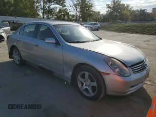 2004 Infiniti G35 w/Leather with VIN JNKCV51E24M111782, listed as a Copart auction lot 74676044 with 121,564 mi miles and Salvage Title. Bid and sale history available at DreamBid. Image 4.