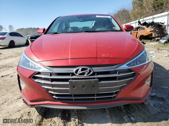 2020 Hyundai Elantra SEL with VIN 5NPD84LF3LH535221, listed as a Copart auction lot 47233695 with 112,566 mi miles and Salvage Title. Bid and sale history available at carsss.com. Image 5.