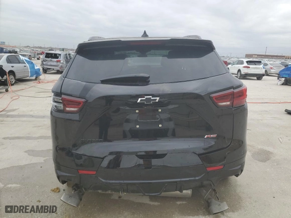 2023 Chevrolet Blazer RS with VIN 3GNKBERS7PS108730, listed as a Copart auction lot 43063915 with 37,700 mi miles and Salvage Title. Bid and sale history available at carsss.com. Image 6.