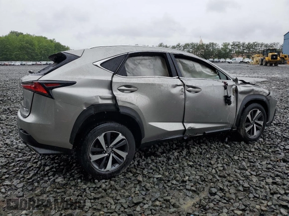 2020 Lexus NX 300 with VIN JTJGARDZ3L5015895, listed as a Copart auction lot 58549155 with 21,905 mi miles and Salvage title. Bid and sale history available at DreamBid. Image 3.