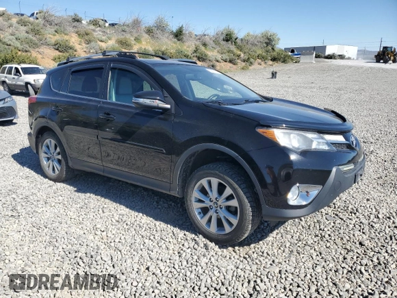 2014 Toyota RAV4 Limited with VIN 2T3DFREV4EW163570, listed as a Copart auction lot 58873125 with 124,324 mi miles and Salvage title. Bid and sale history available at DreamBid. Image 4.